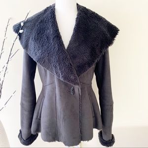 Jones New York Faux Suede Coat